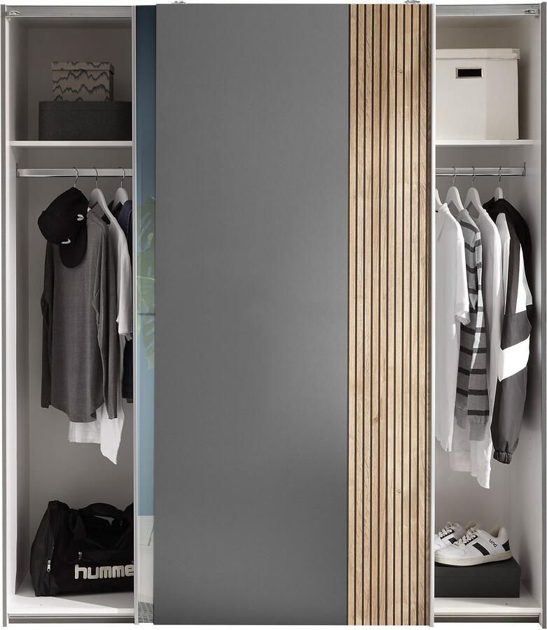 Schlafkontor Schuifdeurkast Berno kledingkast met schuifdeuren en spiegelfront - Foto 2