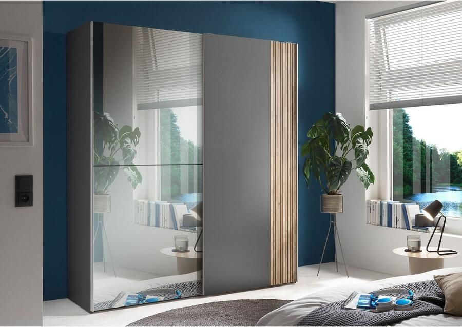 Schlafkontor Schuifdeurkast Berno kledingkast met schuifdeuren en spiegelfront - Foto 8