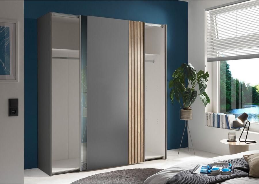 Schlafkontor Schuifdeurkast Berno kledingkast met schuifdeuren en spiegelfront - Foto 9