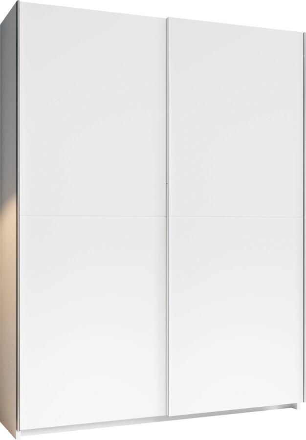 Schlafkontor Schuifdeurkast Heimo Fast kast kledingkast garderobe OTTO´s CHOICE weinig diepte uitschuifbare kledingstang garderobekast 6 planken - Foto 6