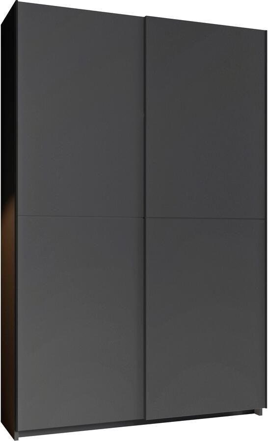 Schlafkontor Schuifdeurkast Heimo Fast kast kledingkast garderobe OTTO´s CHOICE weinig diepte uitschuifbare kledingstang garderobekast 6 planken - Foto 7