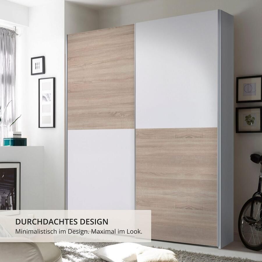 Schlafkontor Schuifdeurkast Time kast kledingkast met schuifdeuren - Foto 2