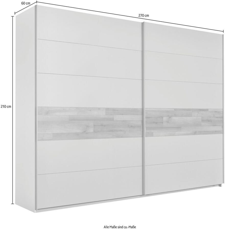 Schlafkontor Zweefdeurkast Cadore - Foto 2