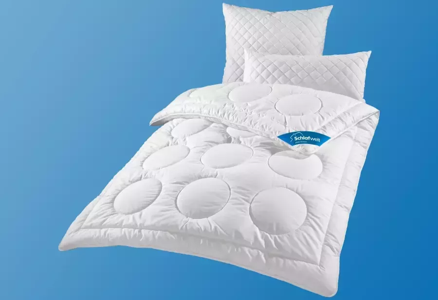 Schlafwelt Dekbed van natuurlijke vezels Sari vervaardigd van 100% natuurlijke materialen prettig temperatuurnivellerend Extrawarm