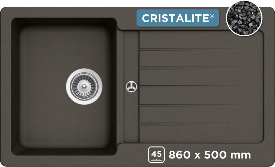 Schock Granieten spoelbak Typos D-100