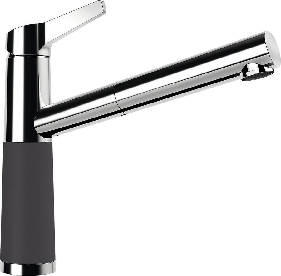Schock Keukenkraan SC-510 SB ND Lagedruk uitschuifbaar terugstroombeveiliging draaibereik 120°