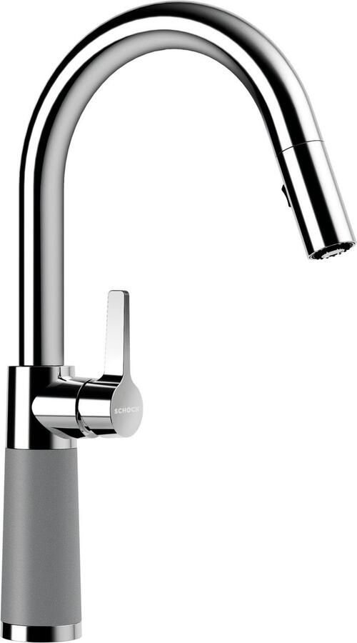 Schock Keukenkraan SC-520 SB uitschuifbaar straal-douche terugstroombegrenzer draaibereik 120° - Foto 4