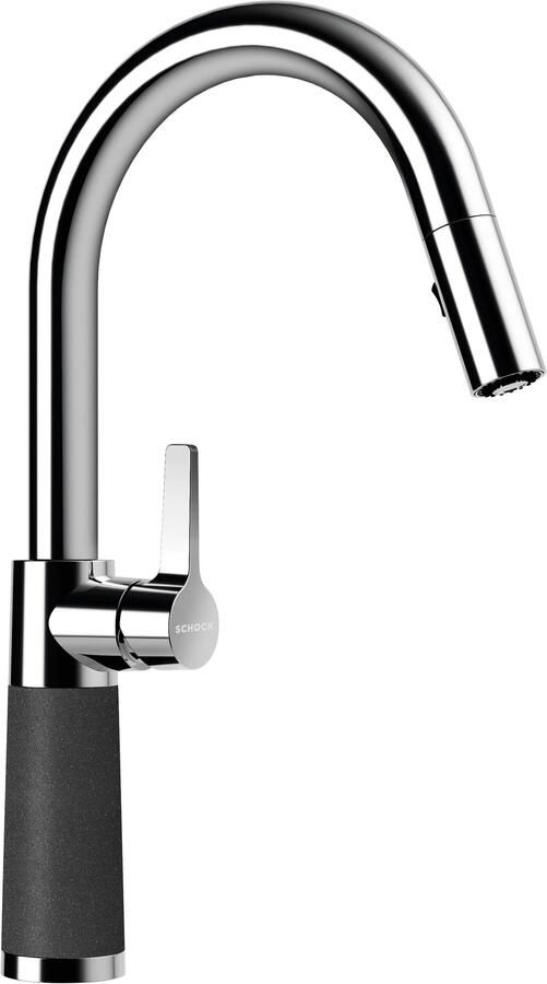 Schock Keukenkraan SC-520 SB uitschuifbaar straal-douche terugstroombegrenzer draaibereik 120° - Foto 4