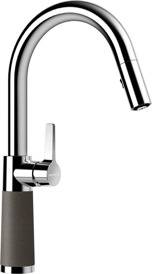 Schock Keukenkraan SC-520 SB uitschuifbaar straal-douche terugstroombegrenzer draaibereik 120° - Foto 4