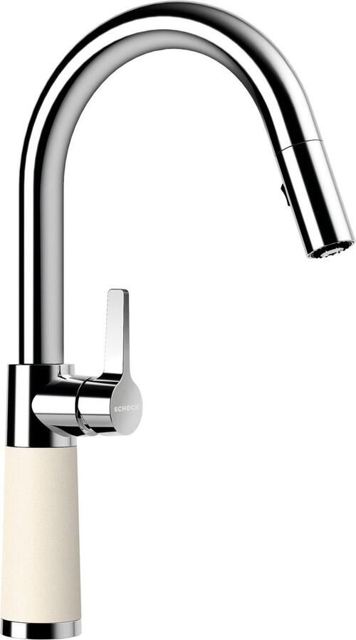 Schock Keukenkraan SC-520 SB uitschuifbaar straal-douche terugstroombegrenzer draaibereik 120° - Foto 4