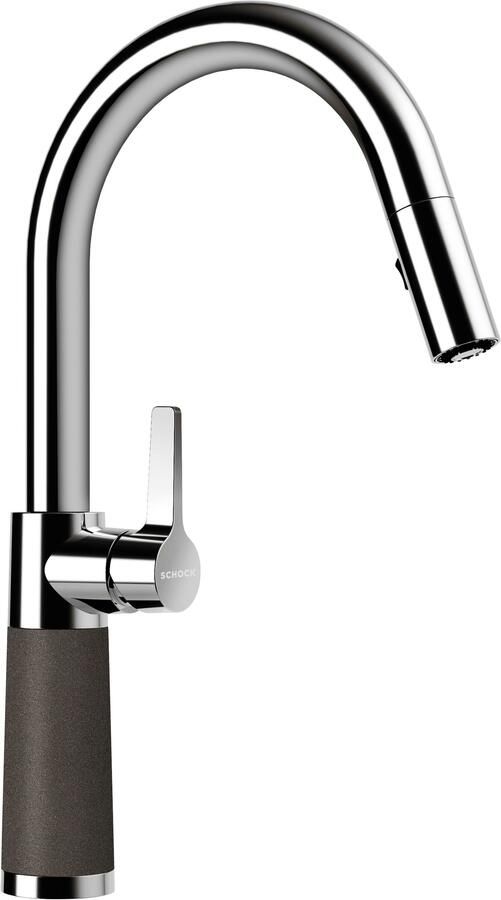 Schock Keukenkraan SC-520 SB uitschuifbaar straal-douche terugstroombegrenzer draaibereik 120° - Foto 4