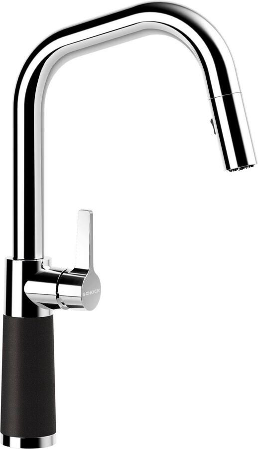 Schock Keukenkraan SC-530 SB uitschuifbaar straal-douche terugstroombegrenzer draaibereik 120° - Foto 4