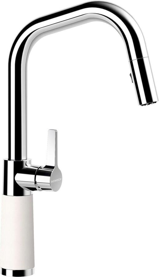 Schock Keukenkraan SC-530 SB uitschuifbaar straal-douche terugstroombegrenzer draaibereik 120° - Foto 4