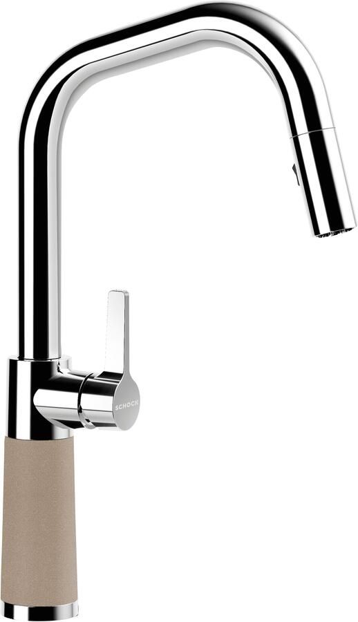 Schock Keukenkraan SC-530 SB uitschuifbaar straal-douche terugstroombegrenzer draaibereik 120° - Foto 4