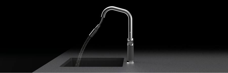 Schock Keukenkraan SC-530 SB uitschuifbaar straal-douche terugstroombegrenzer draaibereik 120° - Foto 3