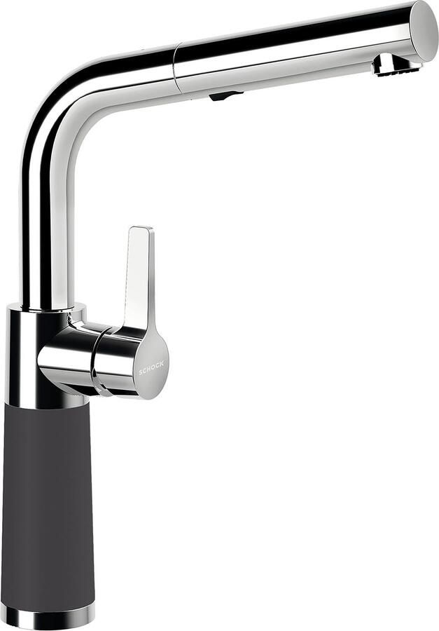 Schock Keukenkraan SC-540 SB uitschuifbaar straal-douche terugstroombegrenzer draaibereik 120° - Foto 4