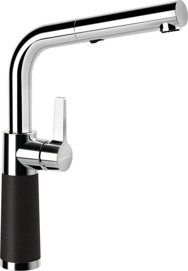 Schock Keukenkraan SC-540 SB uitschuifbaar straal-douche terugstroombegrenzer draaibereik 120° - Foto 4