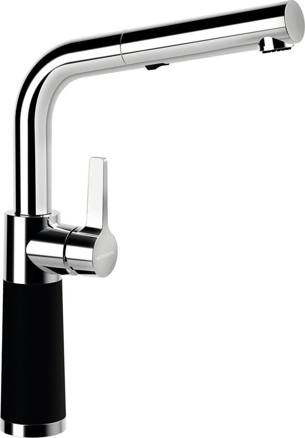Schock Keukenkraan SC-540 SB uitschuifbaar straal-douche terugstroombegrenzer draaibereik 120° - Foto 4