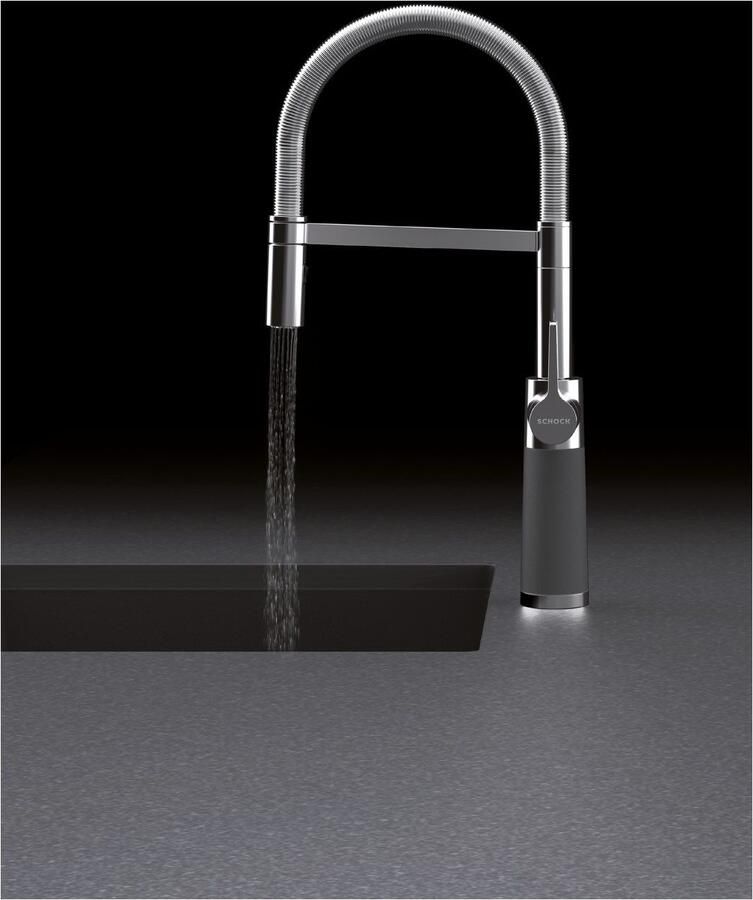 Schock Keukenkraan SC550 Feestuitloop straal-douche terugstroombegrenzer draaibereik 150° - Foto 2