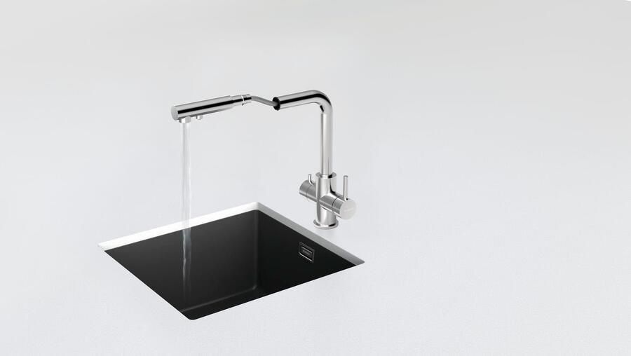 Schock Keukenkraan VITUS Hogedruk uittrekbare uitloop filterwater zwenkbereik 180°