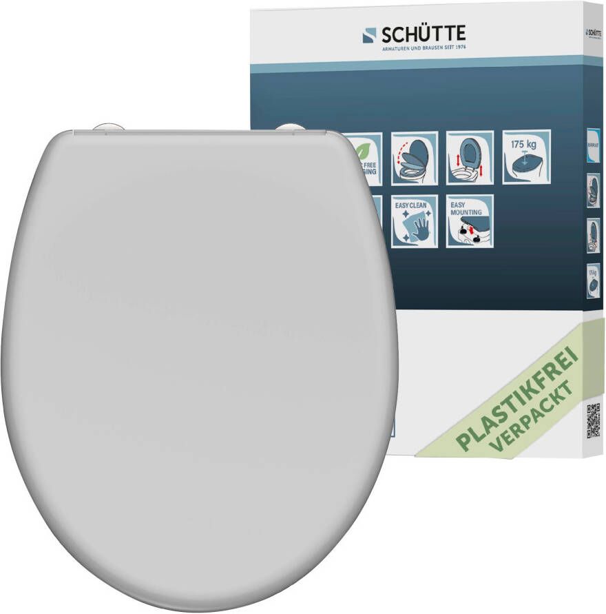 Schütte Toiletzitting met softclosemechanisme en snelsluiting