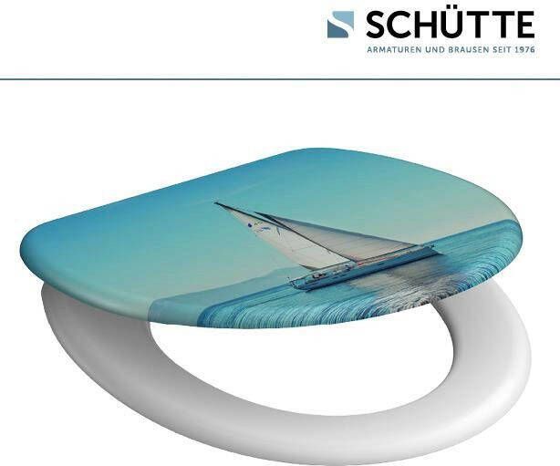 Schütte Toiletzitting Sailing Duroplast met soft-closemechanisme