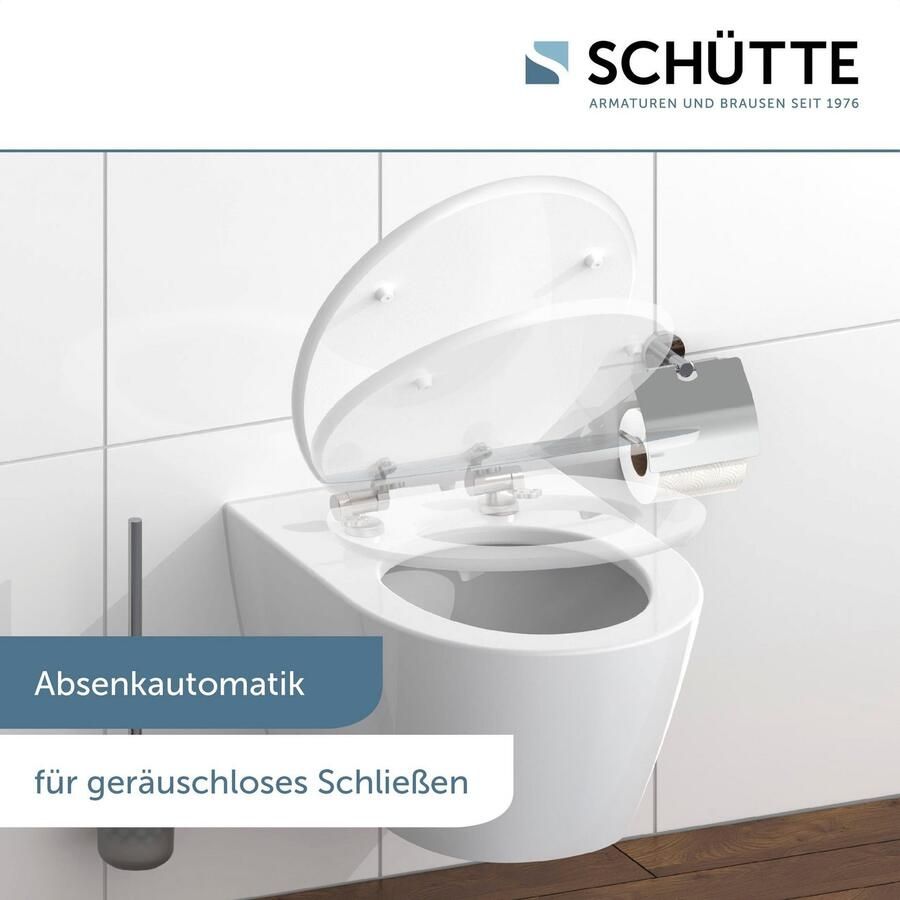 Schütte Toiletzitting Shell heart High gloss met houten mdf-kern met softclosemechanisme - Foto 4