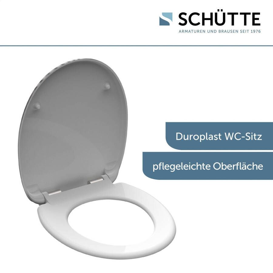 Schütte Toiletzitting Yin & Yang Duroplast met soft-closemechanisme