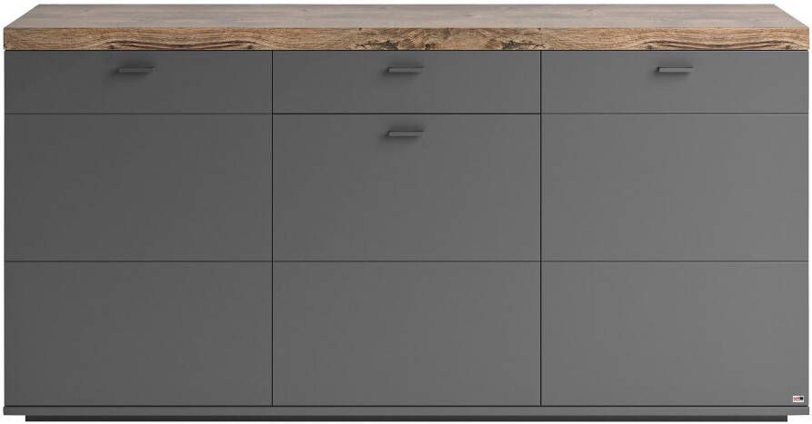 SET ONE BY MUSTERRING Set Eén Lancaster TYPE 55 dressoir gedemonteerd Grijs Antraciet Eiken Ribbeck Cognac - Foto 3