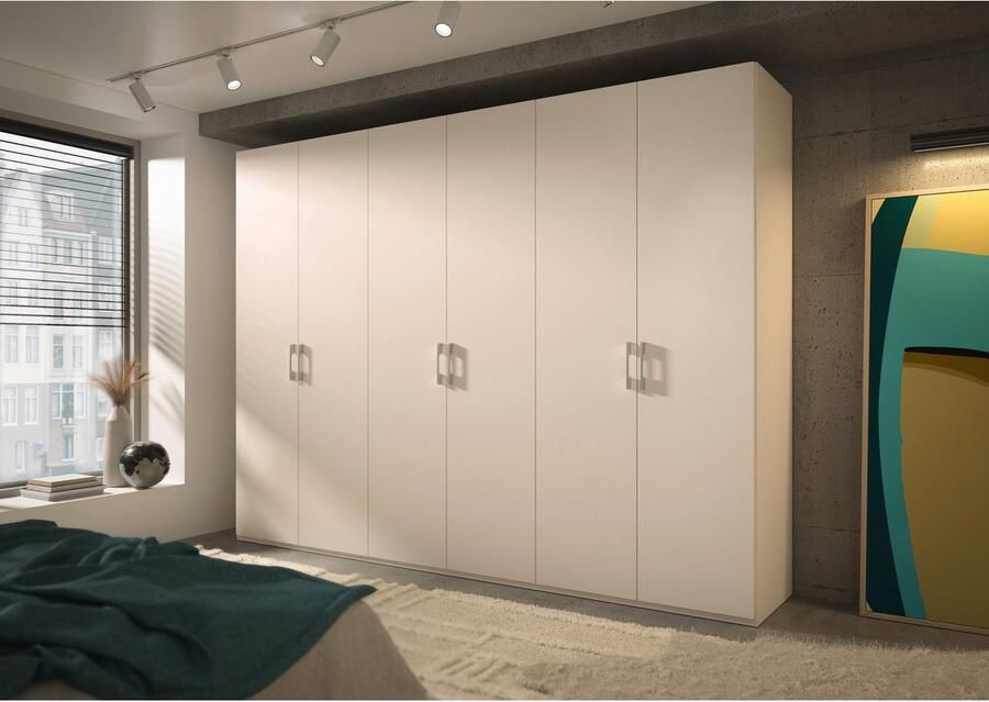 Set one by Musterring Draaideurkast Henderson in 2 breedten inclusief planken en garderobestangen - Foto 3