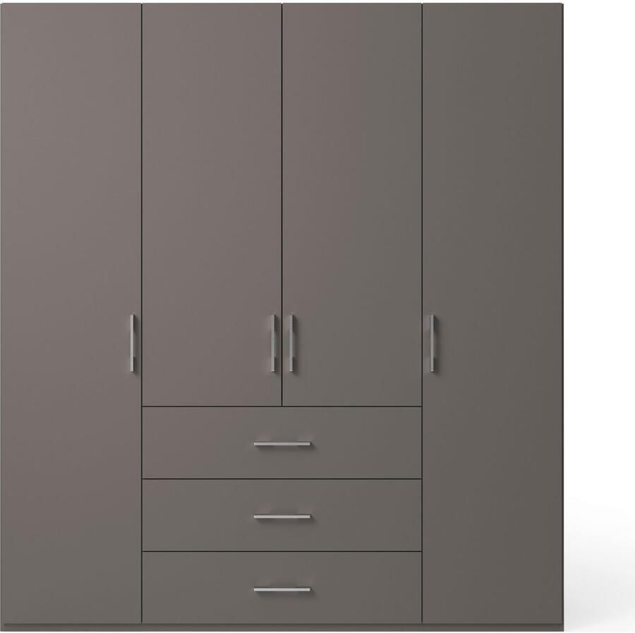 Set one by Musterring Draaideurkast Henderson met 3 lades inclusief legplanken en kledingstangen