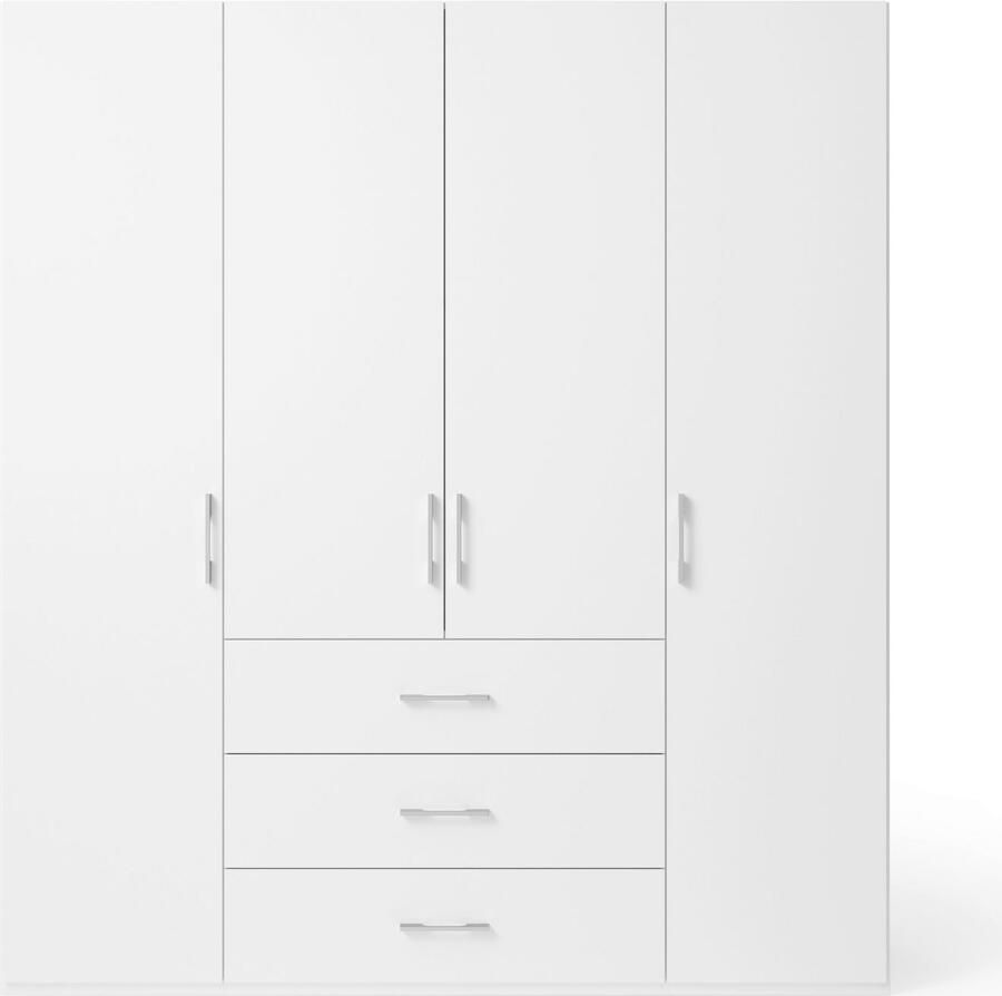 Set one by Musterring Draaideurkast Henderson met 3 lades inclusief legplanken en kledingstangen