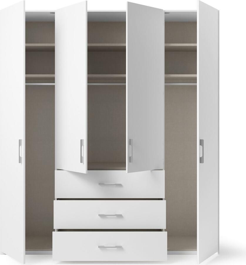 Set one by Musterring Draaideurkast Henderson met 3 lades inclusief legplanken en kledingstangen - Foto 2