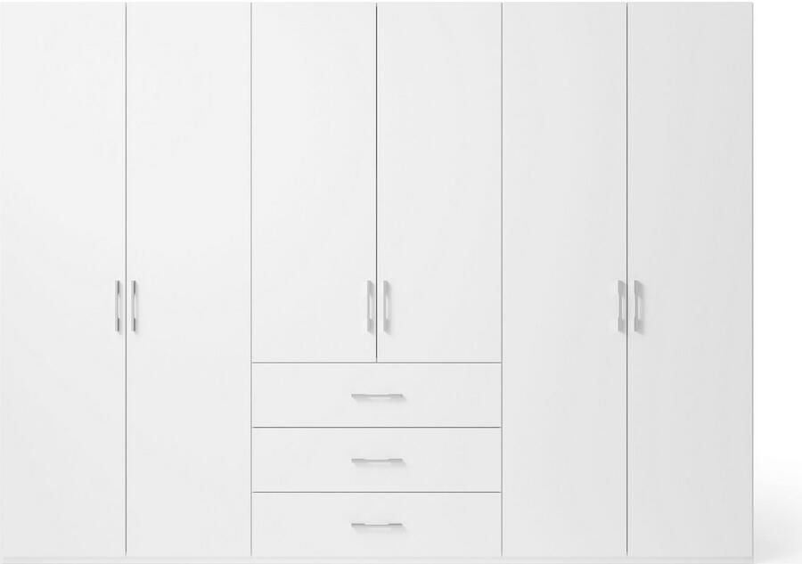 Set one by Musterring Draaideurkast Henderson met 3 lades inclusief legplanken en kledingstangen - Foto 3