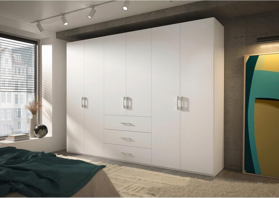 Set one by Musterring Draaideurkast Henderson met 3 lades inclusief legplanken en kledingstangen - Foto 2