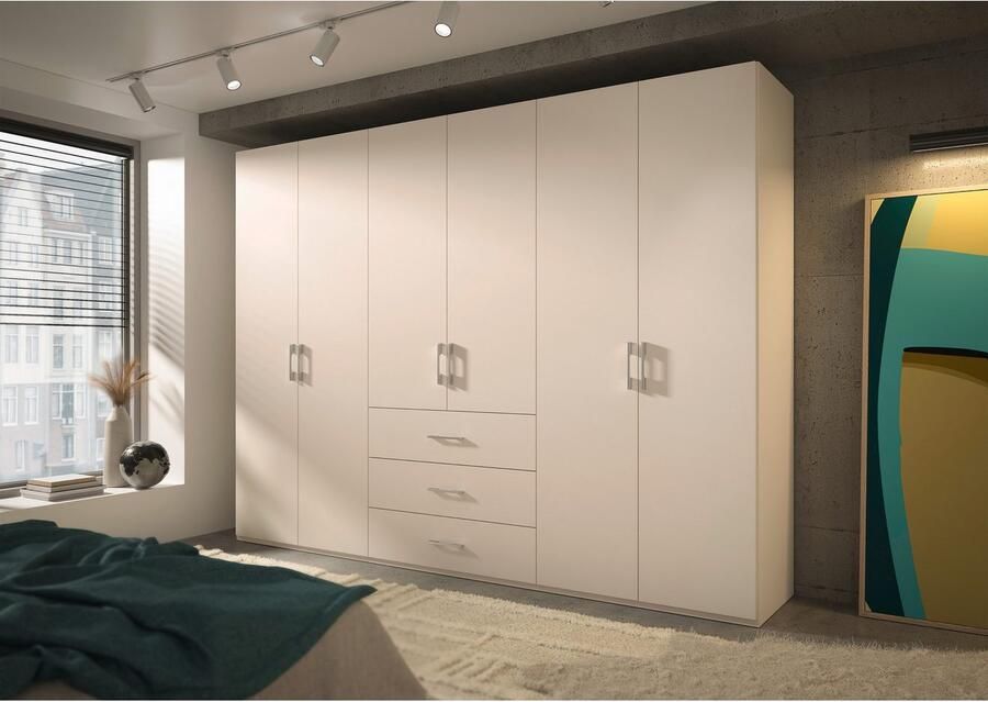 Set one by Musterring Draaideurkast Henderson met 3 lades inclusief legplanken en kledingstangen - Foto 2