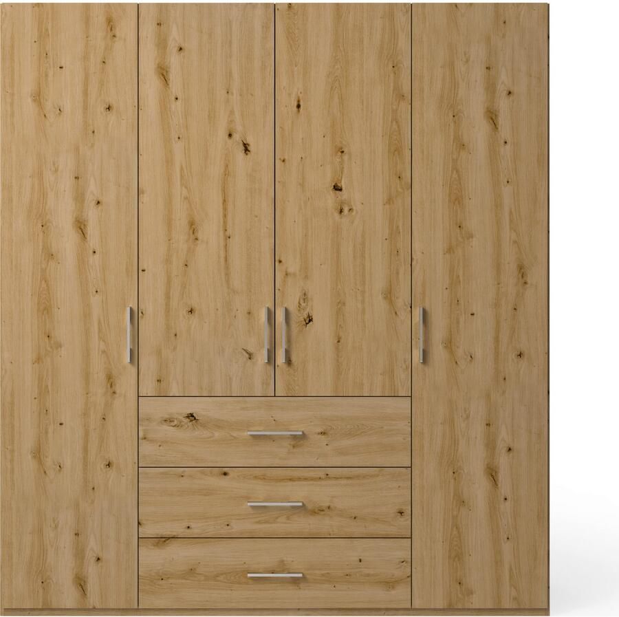 Set one by Musterring Draaideurkast Henderson met 3 lades inclusief legplanken en kledingstangen