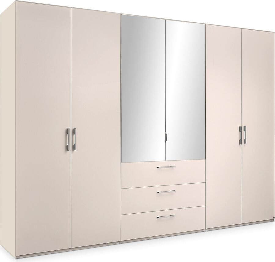 Set one by Musterring Draaideurkast Henderson met spiegel en 3 laden inclusief planken en garderobestangen - Foto 4