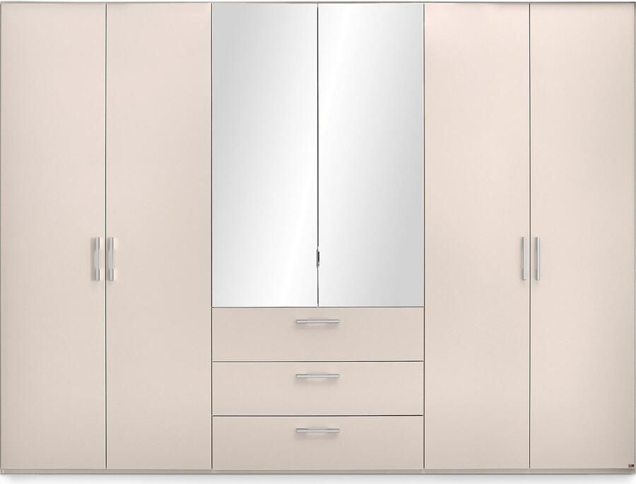 Set one by Musterring Draaideurkast Henderson met spiegel en 3 laden inclusief planken en garderobestangen - Foto 2