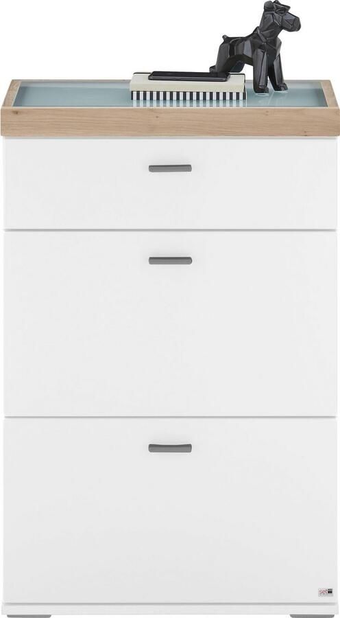 Set one by Musterring Dressoir Lancaster Dielen inclusief led-verlichting in 2 kleuren verkrijgbaar b 61 x h 104 cm