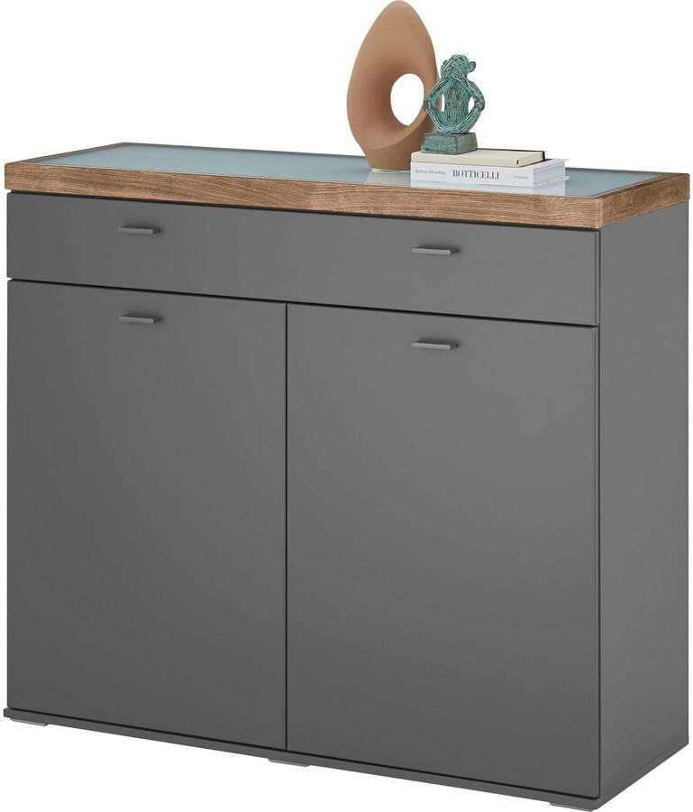 Set one by Musterring Dressoir Lancaster Dielen inclusief led-verlichting met een lade breedte 121 cm - Foto 3