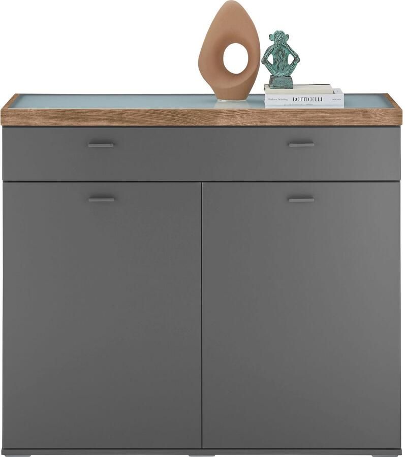 Set one by Musterring Dressoir Lancaster Dielen inclusief led-verlichting met een lade breedte 121 cm