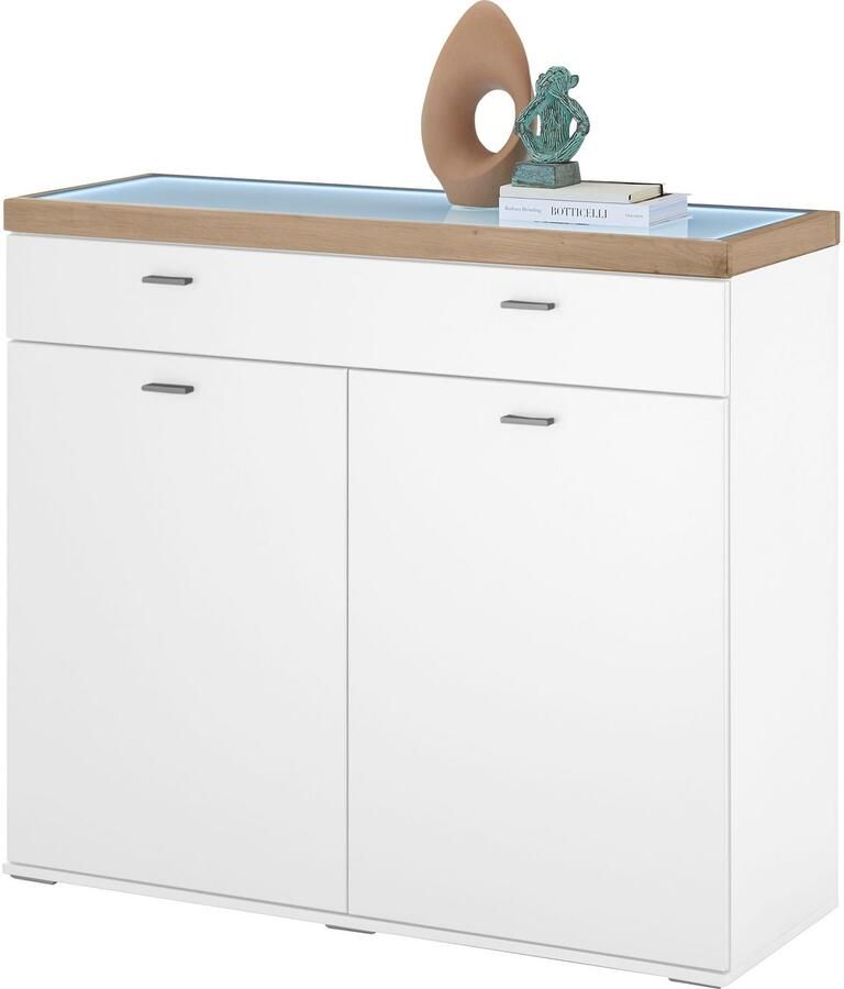 Set one by Musterring Dressoir Lancaster Dielen inclusief led-verlichting met een lade breedte 121 cm - Foto 3