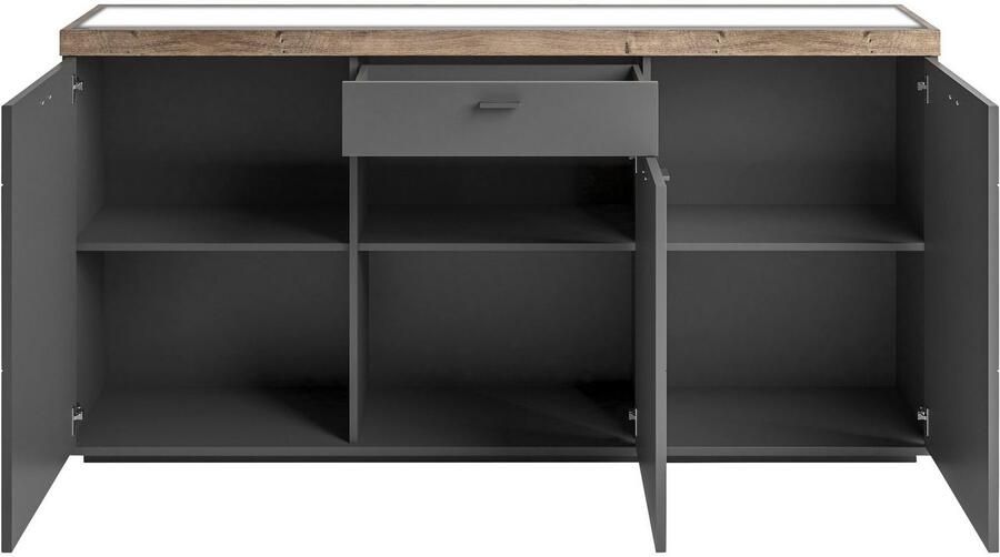 Set one by Musterring Dressoir Lancaster In 2 kleuren met verschillende bovenbladen te kiezen - Foto 2