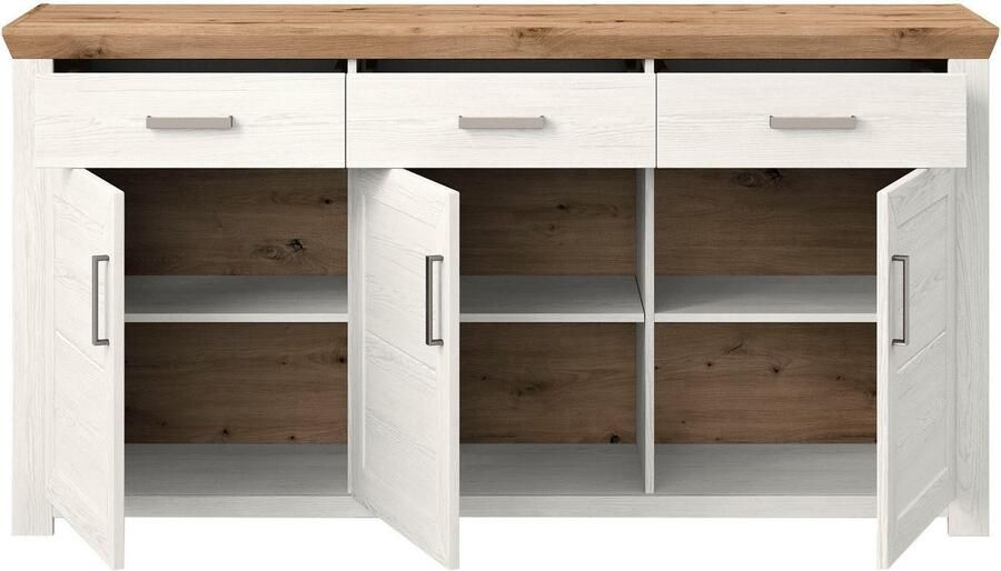 Set one by Musterring Dressoir York Type 52 in 3 kleurvarianten landhuisstijl B 184 x H 95 cm - Foto 3