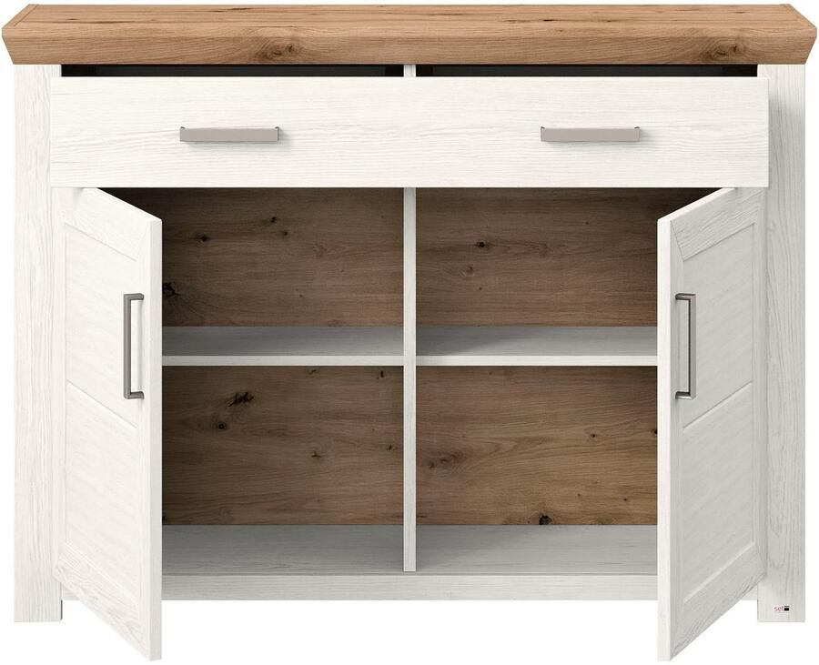 Set one by Musterring Dressoir York Type 53 in 3 kleurvarianten verkrijgbaar Landhuisstijl Afmetingen 129 x 95 cm - Foto 2