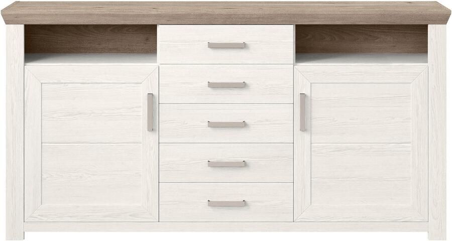 Set one by Musterring Dressoir York Type 55 met veel opbergruimte in landhuisstijl B 184 x H 95 cm - Foto 3