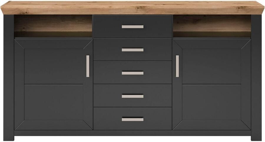 Set one by Musterring Dressoir York Type 55 met veel opbergruimte in landhuisstijl B 184 x H 95 cm - Foto 3