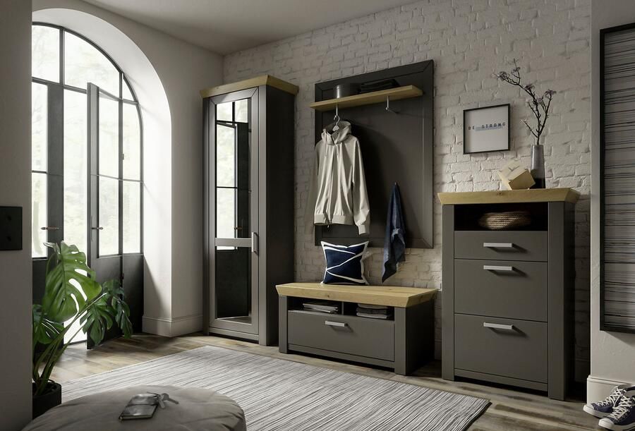 Set one by Musterring Halmeubelset GA York Kombi 55 met kapstokpaneel (set 4-delig) - Foto 3