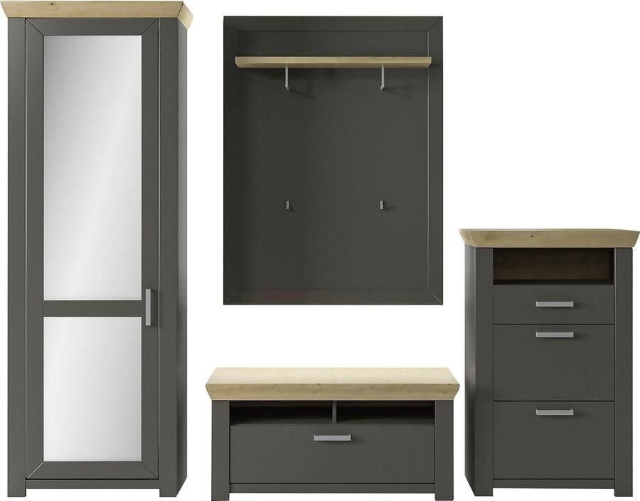 Set one by Musterring Halmeubelset GA York Kombi 60 met kapstokpaneel (set 4-delig) - Foto 2